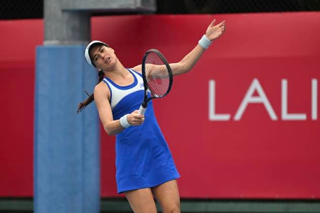 Hong Kong Tennis Open - Day 4 Romanian tennis player Sorana Cirstea during a match at the Hong Kong Tennis Open on October 28, 2025 in Hong Kong. (Photo by Kobe Li Nexpher Images) Hong Kong