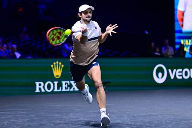TENNIS : Rolex Paris Masters - Paris - 28 10 2025 Valentin Vacherot ( Monaco ) during the Rolex Paris Masters at Paris La Defense Arena on October 28, 2025 in Nanterre, France. (Photo by Federico Pestellini PSNewz ) ParisFrance  Copyright: xFedericoxPestellinix