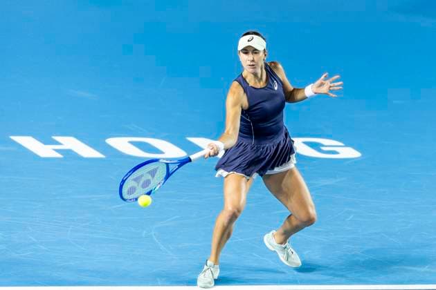 HONG KONG, CHINA OCTOBER 28 Belinda Bencic of Switzerland in action during the women™s singles round of 32 matches against Aliaksandra Sasnovich on day two of the Prudential Hong Kong Tennis Open at Victoria Park on October 28, 2025 in Hong Kong, China Photo by Yu Chun Christopher Wong Eurasia Sport Images Hong Kong Hong Kong China Copyright: x2025xEurasiaxSportxImagesx jp-en-EuSpIm-cw5_WTAHKG_20251028_1821