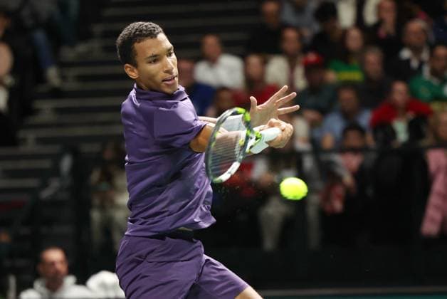 ROLEX PARIS MASTERS TENNIS 2025 Thierry Larret MAXPPP - Nanterre (92) 28 10 2025 Thierry Larret Maxppp. Tennis. Rolex Paris Masters. Paris La Defense, Nanterre (92). Du 25 octobre au 2 novembre 2025.Mardi 28 octobre 2025. Felix AUGER-ALIASSIME (CAN) vs Francisco COMESANA (ARG) Nanterre (92) PARIS LA DEFENSE ARENA ILE DE FRANCE FRANCE  Copyright: xMAXPPPxThierryxLarretx TLR202510289158 TLR202510289158