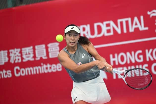 Hong Kong Tennis Open - Day 4 Japanese tennis player Moyuka Uchijima during a match at the Hong Kong Tennis Open on October 28, 2025 in Hong Kong. (Photo by Kobe Li Nexpher Images) Hong Kong