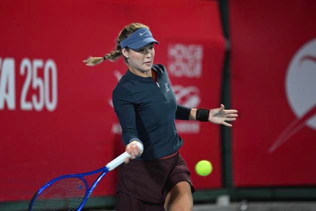 Hong Kong Tennis Open - Day 4 Russian tennis player Anna Kalinskaya during a match at the Hong Kong Tennis Open on October 28, 2025 in Hong Kong. (Photo by Kobe Li Nexpher Images) Hong Kong