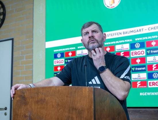 Football, DFB Cup, 1. FC Union Berlin, Press conference