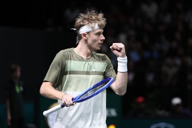 ROLEX PARIS MASTERS TENNIS 2025 Thierry Larret MAXPPP - Nanterre (92) 28 10 2025 Thierry Larret Maxppp. Tennis. Rolex Paris Masters. Paris La Defense, Nanterre (92). Du 25 octobre au 2 novembre 2025. Mardi 28 octobre 2025. Denis SHAPOVALOV (CAN) vs Joao FONSECA (BRA) Nanterre (92) PARIS LA DEFENSE ARENA ILE DE FRANCE FRANCE  Copyright: xMAXPPPxThierryxLarretx TLR202510289411 TLR202510289411