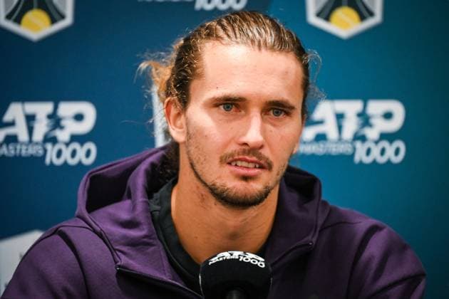 October 28, 2025, Nanterre, France, France: Alexander ZVEREV of Germany during the Rolex Paris Masters 1000 tennis tournament at Accor Arena on October 28, 2025 in Nanterre near Paris, France. Nanterre France - ZUMAm308 20251028_zsp_m308_047 Copyright: xMatthieuxMirvillex