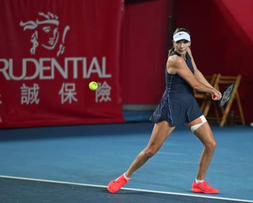 Hong Kong Tennis Open - Day 4 British tennis player Katie Boulter during a match at the Hong Kong Tennis Open on October 28, 2025 in Hong Kong. (Photo by Kobe Li Nexpher Images) Hong Kong