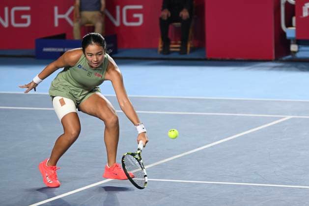 Hong Kong Tennis Open - Day 4 Filipino tennis player Alexandra Eala during a match at the Hong Kong Tennis Open on October 28, 2025 in Hong Kong. (Photo by Kobe Li Nexpher Images) Hong Kong