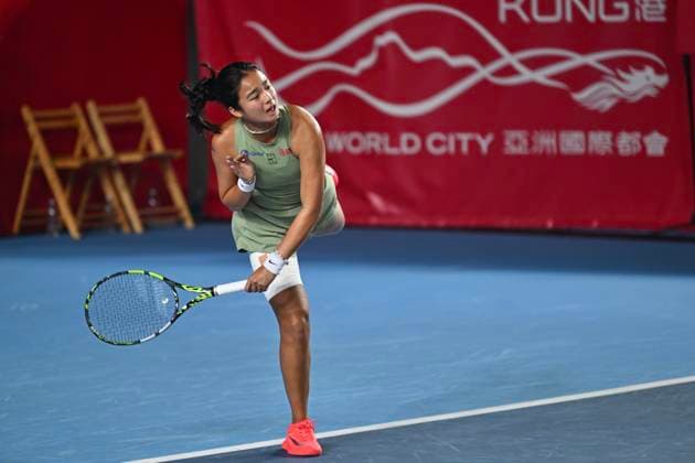 Hong Kong Tennis Open - Day 4 Filipino tennis player Alexandra Eala during a match at the Hong Kong Tennis Open on October 28, 2025 in Hong Kong. (Photo by Kobe Li Nexpher Images) Hong Kong