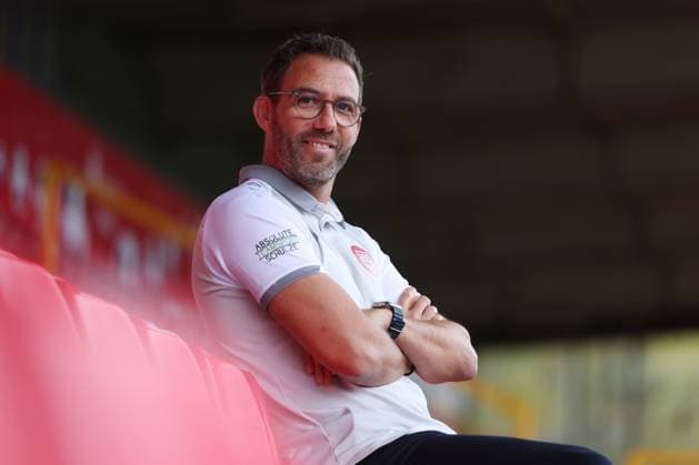 Boris Schommers SI is introduced as the new coach of Sportfreunde Siegen Soccer Regionalliga West, Sportfreunde Siegen, on 28 10 2025 in Siegen Germany