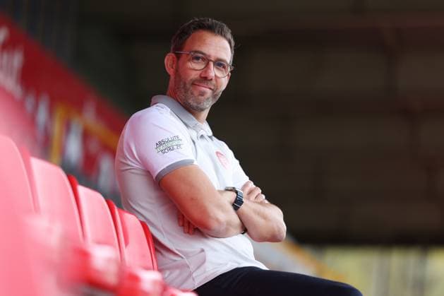 Boris Schommers SI is introduced as the new coach of Sportfreunde Siegen Soccer Regionalliga West, Sportfreunde Siegen, on 28 10 2025 in Siegen Germany