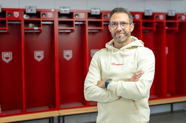 Boris Schommers Sportfreunde Siegen, coach in the Sportfreunde Siegen changing room Sportfreunde Siegen introduces new head coach Boris Schommers at a press conference 28 10 2025 Football, Regionalliga West, GER, Siegen, Leimbachstadion Siegen Copyright: HMBxMedia xMarcoxBader