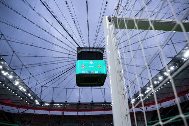 26 10 2025, Football, DFB Cup, 2nd round, Season 2025 2026, Eintracht Frankfurt Borussia Dortmund, Deutsche Bank Park, xRHR FOTO TKx Copyright: RHR-FOTOx RHR-FOTO TK