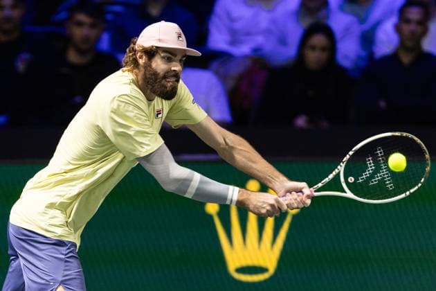 Rolex Paris Masters 2025 - Day Two Reilly Opelka (USA) plays against Corentin Moutet (FRA) in the men s singles match on day two of the Paris ATP, Tennis Herren Masters 1000 tennis tournament at the Paris La Defense Arena in Nanterre, on the outskirts of Paris. Paris France  Copyright: xIbrahimxEzzatx originalFilename:ezzat-notitle251028_npNhM.jpg