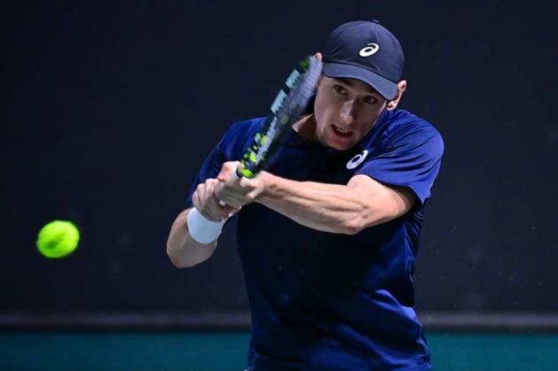 TENNIS : Rolex Paris Masters - Paris - 28 10 2025 Valentin Royer ( France ) during the Rolex Paris Masters at Paris La Defense Arena on October 28, 2025 in Nanterre, France. (Photo by Federico Pestellini PSNewz ) ParisFrance  Copyright: xFedericoxPestellinix
