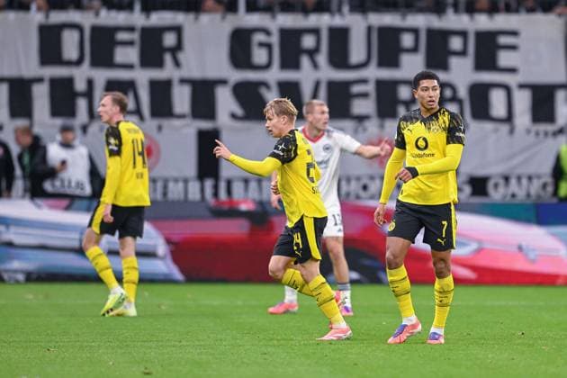 26 10 2025, Football, DFB Cup, 2 Round, Season 2025 2026, Eintracht Frankfurt Borussia Dortmund, Jobe Bellingham Borussia Dortmund xRHR PHOTO TKx Copyright: RHR-FOTOx RHR-FOTO TK