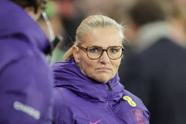England Women v Australia Women Friendly 28 10 2025. Sarina Wiegman manager of England during the Friendly match between England Women and Australia Women at the Pride Park, Derby, England on 28 October 2025. Editorial use only , Copyright: xJezxTighex PSI-23131-0019