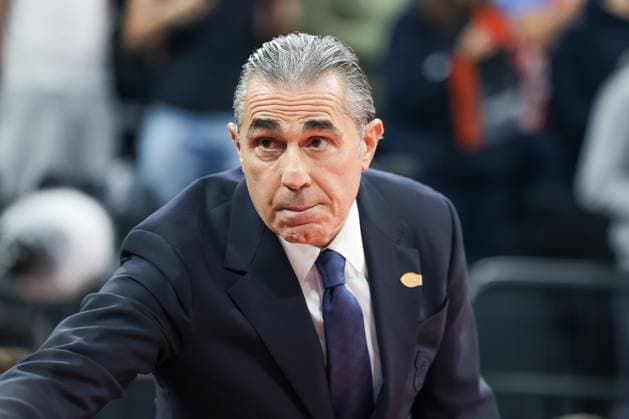 Sergio Scariolo Real Madrid, Head Coach , GER, FC Bayern Basketball vs Real Madrid, Basketball, Euroleague, Matchday 7, Season 2025 2026, 28 10 2025, GER, FC Bayern Basketball vs Real Madrid, Basketball, Euroleague, Matchday 7, Season 2025 2026, 28 10 2025 Munich Copyright: xEibner-Pressefoto JennixMaulx EP_JML