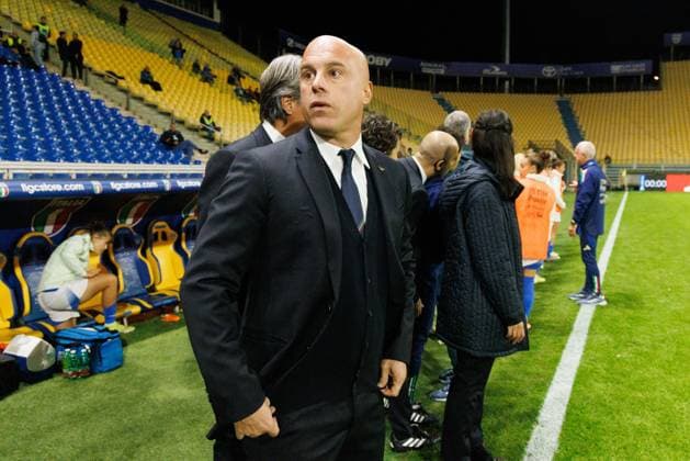 Italy coach Andrea Soncin is seen during the friendly match between Italy and Brasil, Stadio Tardini on October 28, 2025 in Parma, Italy. Photo: Cinzia Camela.  Copyright: xCinziaxCamela IPAxSportx xipa-agency.netx xx IPA_67189785 IPA_Agency_IPA67189785