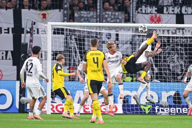 26 10 2025, Football, DFB Cup, 2nd round, Season 2025 2026, Eintracht Frankfurt Borussia Dortmund, Serhou Guirassy Borussia Dortmund xRHR PHOTO TKx Copyright: RHR-FOTOx RHR-FOTO TK