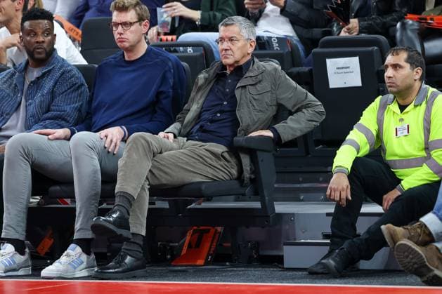 Herbert Hainer FC Bayern Muenchen, President , GER, FC Bayern Basketball vs Real Madrid, Basketball, Euroleague, Matchday 7, Season 2025 2026, 28 10 2025, GER, FC Bayern Basketball vs Real Madrid, Basketball, Euroleague, Matchday 7, Season 2025 2026, 28 10 2025 Muenchen Copyright: xEibner-Pressefoto JennixMaulx EP_JML