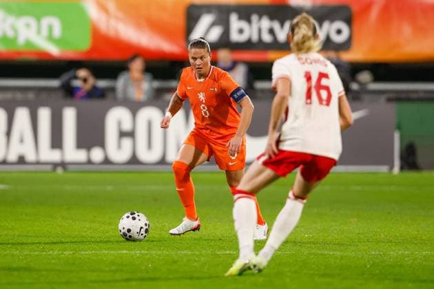 2025-10-28 Netherlands Women v Canada Women - International Friendly, Länderspiel, Nationalmannschaft NIJMEGEN, NETHERLANDS - OCTOBER 28: Sherida Spitse of Netherlands during the International friendly match between Netherlands Women and Canada Women at Goffertstadion on October 28, 2025 in Nijmegen, Netherlands. Nijmegen Goffertstadion Netherlands Content not available for redistribution in The Netherlands directly or indirectly through any third parties. Copyright: xBroerxvanxdenxBoomx