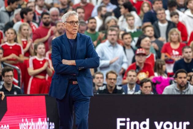 Head Coach Gordon Herbert FC Bayern Basketball , FC Bayern Basketball vs Real Madrid, EuroLeague 7 Matchday, 28 10 2025 Munich Bavaria Germany Copyright: xkolbert-press UlrichxGamelx