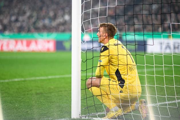 MOENCHENGLADBACH, GERMANY - 28 OCTOBER, 2025: Hans Christian Bernat - The football match of Germany Cup DFB Pokal Borussia Moenchengladbach vs Karlsruher SC at Borussia Park.  Copyright: xVitaliixKliuievx