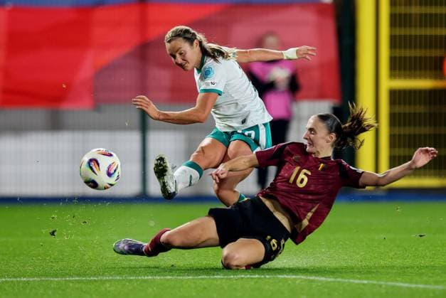Football, Women, Nations League, Belgium - Ireland