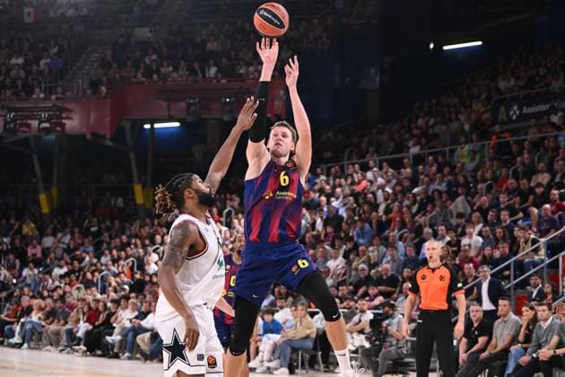 Jan Vesely FC Barcellona - EA7 Emporio Armani Olimpia Milano EuroLeague 2025-26 Barcellona, 28 10 2025 Foto M.Ceretti Ciamillo-Castoria Barcellona  Copyright: xMassimoxCerettix