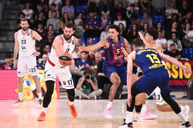 Giampaolo Ricci FC Barcellona - EA7 Emporio Armani Olimpia Milano EuroLeague 2025-26 Barcellona, 28 10 2025 Foto M.Ceretti Ciamillo-Castoria Barcellona  Copyright: xMassimoxCerettix