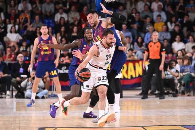 Marko Guduric FC Barcellona - EA7 Emporio Armani Olimpia Milano EuroLeague 2025-26 Barcellona, 28 10 2025 Foto M.Ceretti Ciamillo-Castoria Barcellona  Copyright: xMassimoxCerettix