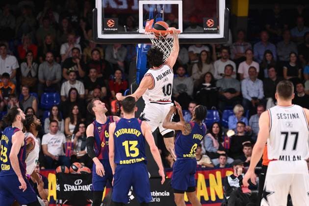 Leandro Bolmaro FC Barcellona - EA7 Emporio Armani Olimpia Milano EuroLeague 2025-26 Barcellona, 28 10 2025 Foto M.Ceretti Ciamillo-Castoria Barcellona  Copyright: xMassimoxCerettix