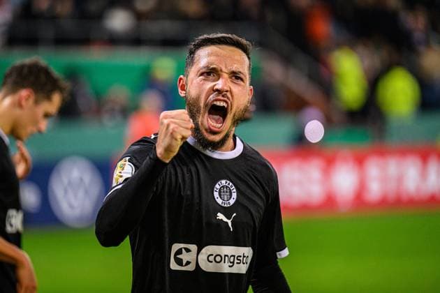 Soccer I Men I Season 2025 2026 I DFB Cup I 2 Round I FC St Pauli TSG 1899 Hoffenheim I 28 10 2025 Mathias Pereira Position 28, FC St Pauli Hamburg Millerntor Stadion Hamburg Germany Copyright: xLobecax xHenningxRohlfsx