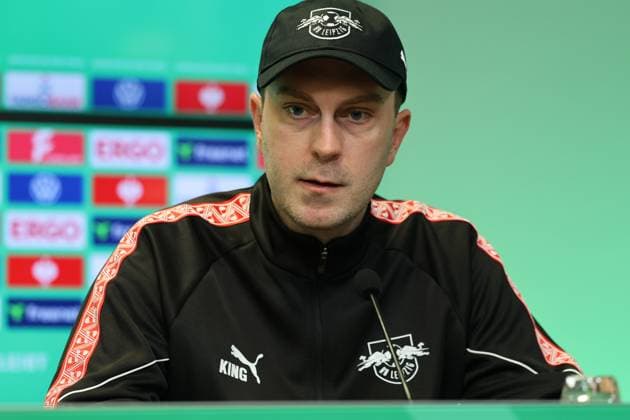 Coach Ole Werner Leipzig Football DFB Cup 2nd main round 2025 2026 FC Energie Cottbus RB Leipzig