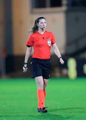 Scotland Women v Switzerland Women International Friendly, Länderspiel, Nationalmannschaft Referee Abi Byrne during the International Friendly match at KDM Group East End Park, Dunfermline UK Newspapers OUT Copyright: xFredxPalmerx FIL-22413-0161