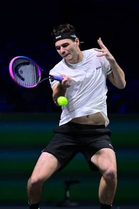 TENNIS : Rolex Paris Masters - Paris - 28 10 2025 Taylor Fritz ( USA ) during the Rolex Paris Masters at Paris La Defense Arena on October 28, 2025 in Nanterre, France. (Photo by Federico Pestellini PSNewz ) ParisFrance  Copyright: xFedericoxPestellinix