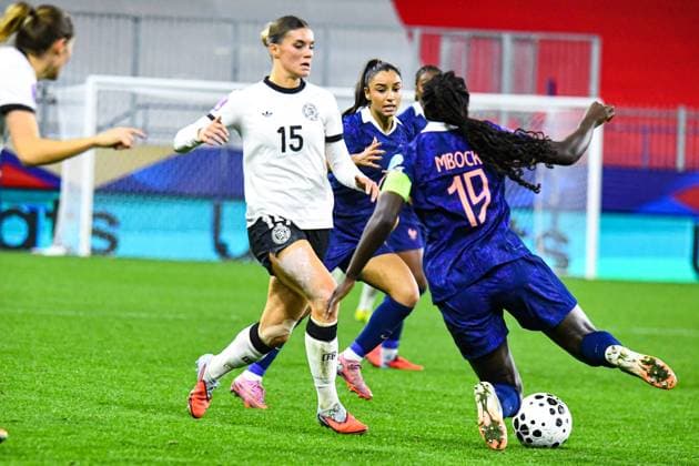 FOOTBALL : France Feminine vs Allemagne Feminine - Ligue des nations - Demi Finale retour - 28 10 2025 Selina Cerci (Allemagne) CaenFrance  Copyright: xBaptistexAutissierx