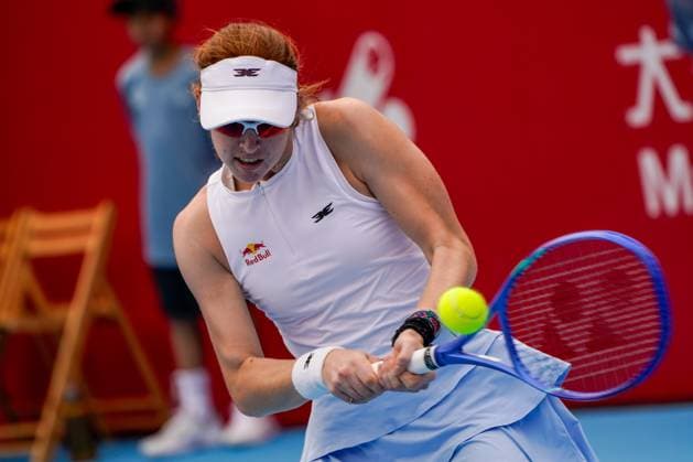 Hong Kong Tennis Open - Day 5 Australian tennis player Maya Joint during a match at the Hong Kong Tennis Open on October 29, 2025 in Hong Kong. (Photo by Vernon Yuen Nexpher Images) Hong Kong