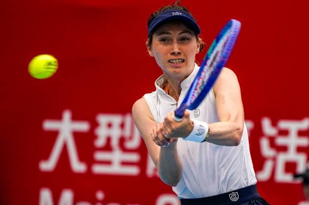 Hong Kong Tennis Open - Day 5 Moldovan-Spanish tennis player Cristina Bucsa during a match at the Hong Kong Tennis Open on October 29, 2025 in Hong Kong. (Photo by Vernon Yuen Nexpher Images) Hong Kong