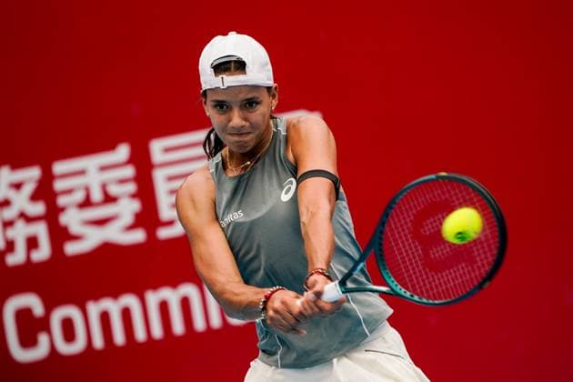 Hong Kong Tennis Open - Day 5 Colombian tennis player Emiliana Arango during a match at the Hong Kong Tennis Open on October 29, 2025 in Hong Kong. (Photo by Vernon Yuen Nexpher Images) Hong Kong