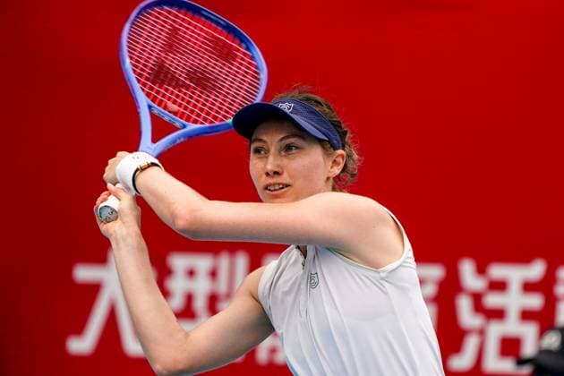 Hong Kong Tennis Open - Day 5 Moldovan-Spanish tennis player Cristina Bucsa during a match at the Hong Kong Tennis Open on October 29, 2025 in Hong Kong. (Photo by Vernon Yuen Nexpher Images) Hong Kong