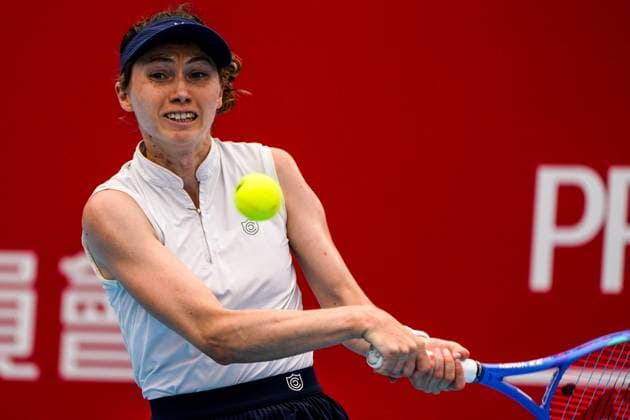 Hong Kong Tennis Open - Day 5 Moldovan-Spanish tennis player Cristina Bucsa during a match at the Hong Kong Tennis Open on October 29, 2025 in Hong Kong. (Photo by Vernon Yuen Nexpher Images) Hong Kong