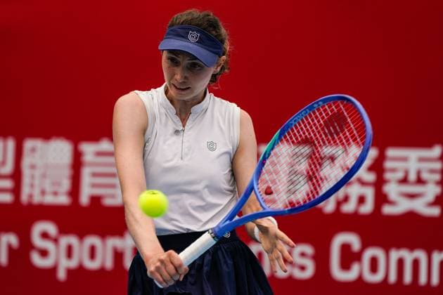 Hong Kong Tennis Open - Day 5 Moldovan-Spanish tennis player Cristina Bucsa during a match at the Hong Kong Tennis Open on October 29, 2025 in Hong Kong. (Photo by Vernon Yuen Nexpher Images) Hong Kong