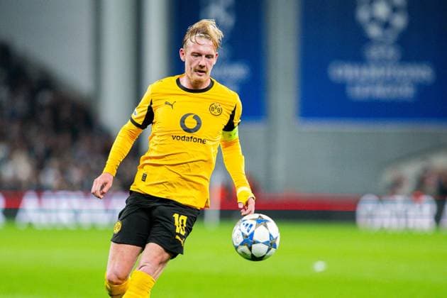 21 10 2025 Football, 2025 2026, Champions League, Matchday 3, FC Copenhagen Borussia Dortmund Julian Brandt Dortmund