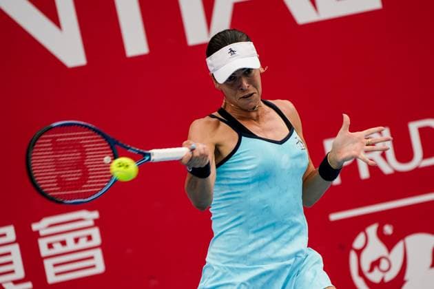 Hong Kong Tennis Open - Day 5 Australian tennis player Ajla Tomljanovic during a match at the Hong Kong Tennis Open on October 29, 2025 in Hong Kong. (Photo by Vernon Yuen Nexpher Images) Hong Kong