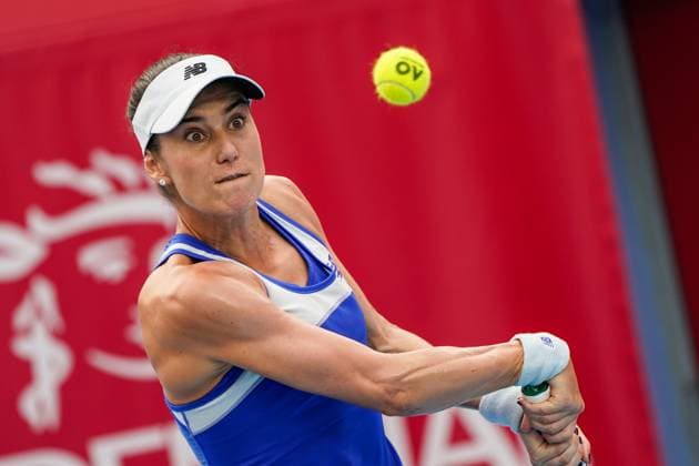 Hong Kong Tennis Open - Day 5 Romanian tennis player Sorana Cirstea during a match at the Hong Kong Tennis Open on October 29, 2025 in Hong Kong. (Photo by Vernon Yuen Nexpher Images) Hong Kong
