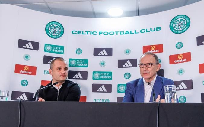 Football, Celtic Glasgow, Press conference with new managers Martin O Neill and Shaun Maloney