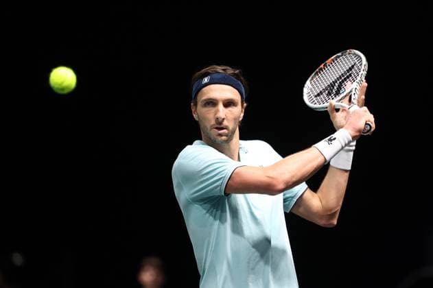 ROLEX PARIS MASTERS TENNIS 2025 Thierry Larret MAXPPP - Nanterre (92) 29 10 2025 Thierry Larret Maxppp. Tennis. Rolex Paris Masters. Paris La Defense, Nanterre (92). Du 25 octobre au 2 novembre 2025. Mercredi 29 octobre 2025. Arthur RINDERKNECH (FRA) vs Valentin VACHEROT (MON) Nanterre (92) PARIS LA DEFENSE ARENA ILE DE FRANCE FRANCE  Copyright: xMAXPPPxThierryxLarretx TLR202510291503 TLR202510291503