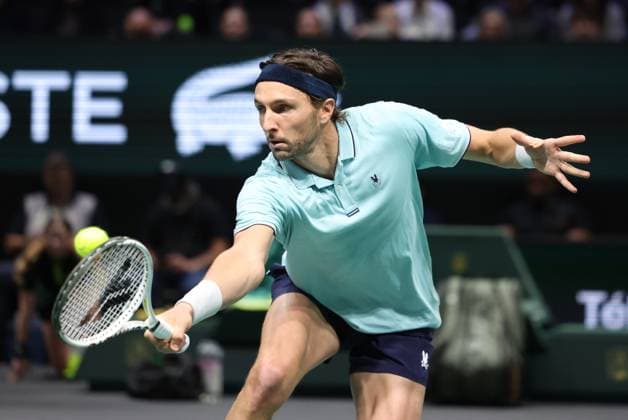 ROLEX PARIS MASTERS TENNIS 2025 Thierry Larret MAXPPP - Nanterre (92) 29 10 2025 Thierry Larret Maxppp. Tennis. Rolex Paris Masters. Paris La Defense, Nanterre (92). Du 25 octobre au 2 novembre 2025. Mercredi 29 octobre 2025. Arthur RINDERKNECH (FRA) vs Valentin VACHEROT (MON) Nanterre (92) PARIS LA DEFENSE ARENA ILE DE FRANCE FRANCE  Copyright: xMAXPPPxThierryxLarretx TLR202510291505 TLR202510291505