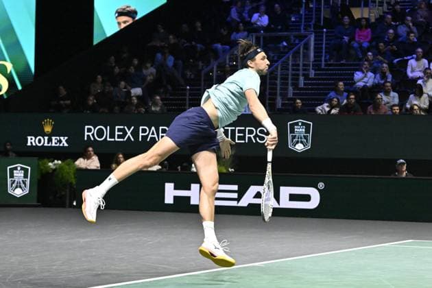 Rolex Paris Masters 2025 - Tennis - ATP, Tennis Herren - Rolex Paris Masters 2025 - Arthur Rinderknech - France ParisFrance  Copyright: xChryslenexCaillaudx xPznewsx